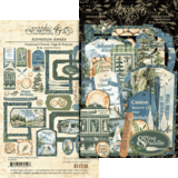 Graphic 45 Adventure Awaits Chipboard Pieces, Tags & Frames (4503253)