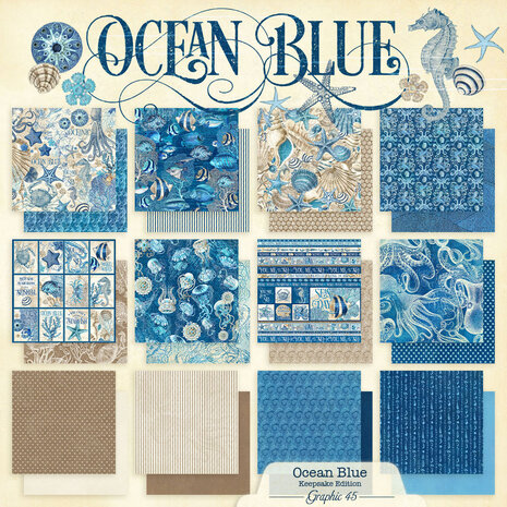 Graphic 45 Ocean Blue Keepsake Edition (4503255) Graphic 45 Ocean Blue Keepsake Edition (4503255)