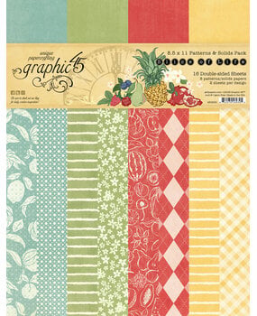 Graphic 45 Slice of Life 8,5x11 Inch Patterns & Solids Pack (4503231) Graphic 45 Slice of Life 8,5x11 Inch Patterns & Solids Pack (4503231)