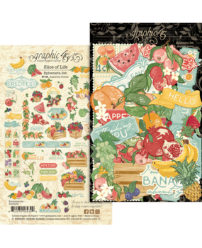 Graphic 45 Slice of Life Ephemera Set (4503233) Graphic 45 Slice of Life Ephemera Set (4503233)