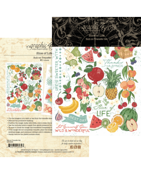 Graphic 45 Slice of Life Rub-on Transfers (4503235)