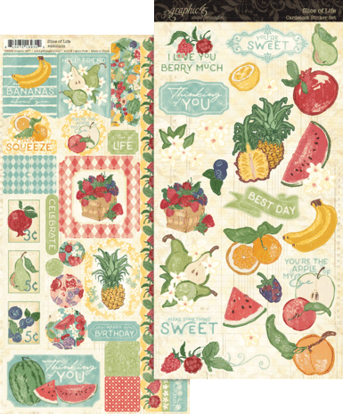 Graphic 45 Slice of Life Sticker Set (4503232) Graphic 45 Slice of Life Sticker Set (4503232)