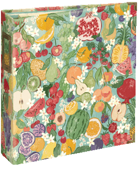 Graphic 45 Slice of Life Fruit & Floral Binder Album with Pocket Pages (4503215)