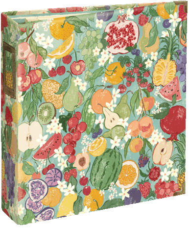 Graphic 45 Slice of Life Fruit & Floral Binder Album with Pocket Pages (4503215)