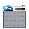 Ranger Simon Hurley create. Layering Stencils 6x6 Inch Gifted (4pcs) (HUS93626) Ranger Simon Hurley create. Layering Stencils 6x6 Inch Gifted (4pcs) (HUS93626)