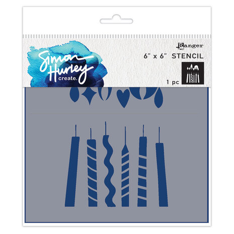 Ranger Simon Hurley create. Stencils 6x6 Inch Bold Candles (1pcs) (HUS93954) Ranger Simon Hurley create. Stencils 6x6 Inch Bold Candles (1pcs) (HUS93954)