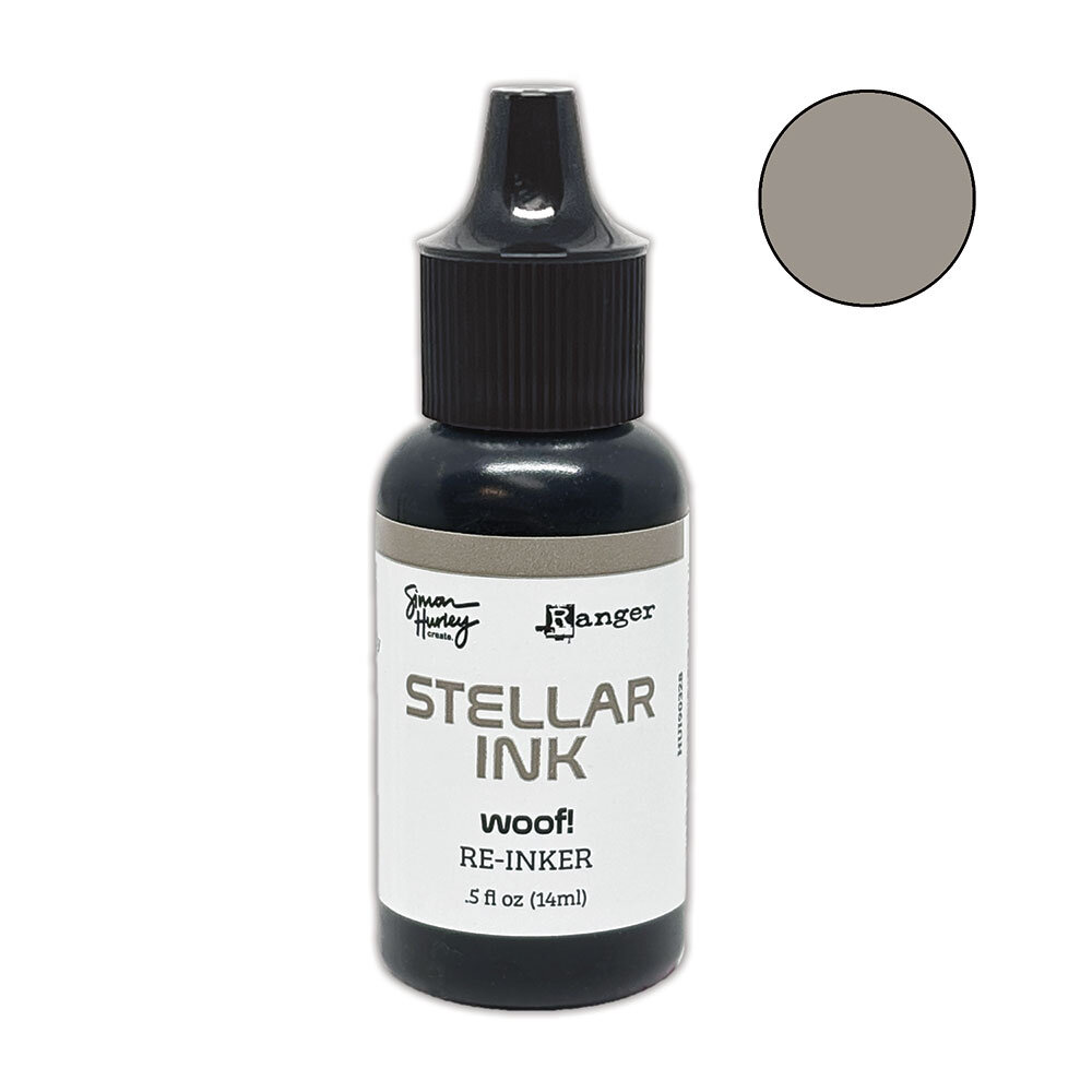 Ranger Simon Hurley create. Stellar Woof! Re-inker 0.5 fl oz (HUI90328) Ranger Simon Hurley create. Stellar Woof! Re-inker 0.5 fl oz (HUI90328)