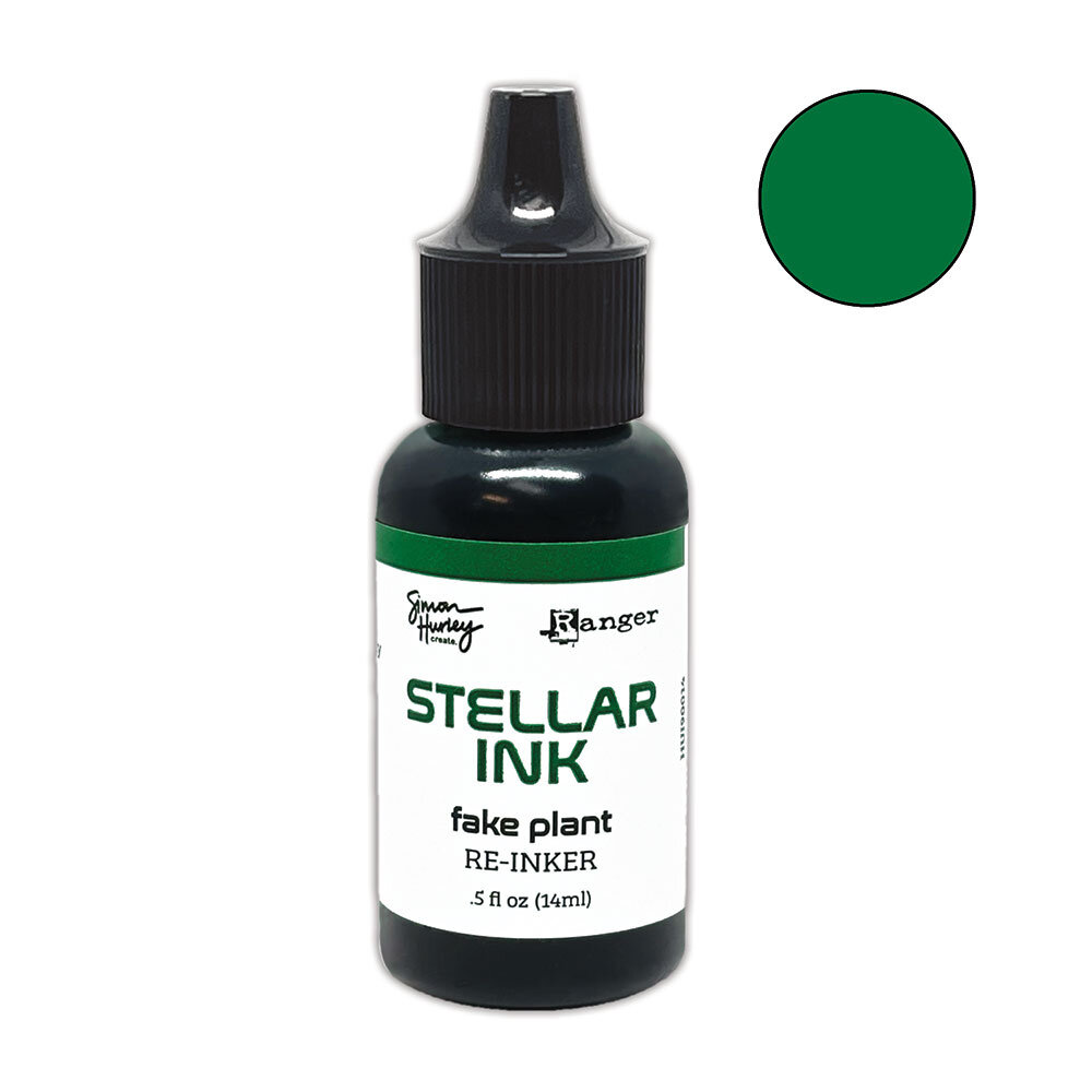 Ranger Simon Hurley create. Stellar Fake Plant Re-inker 0.5 fl oz (HUI90014) Ranger Simon Hurley create. Stellar Fake Plant Re-inker 0.5 fl oz (HUI90014)