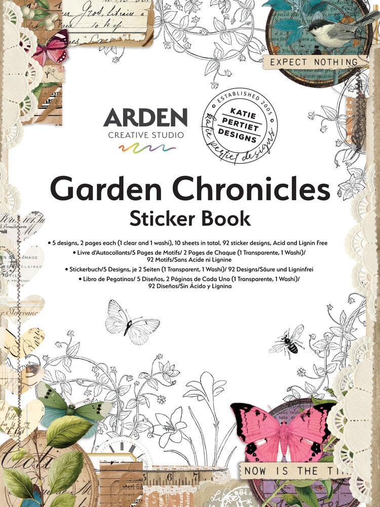 Arden Creative Studio Garden Chronicles Sticker Book by Katie Pertiet (ACSSB0002) Arden Creative Studio Garden Chronicles Sticker Book by Katie Pertiet (ACSSB0002)