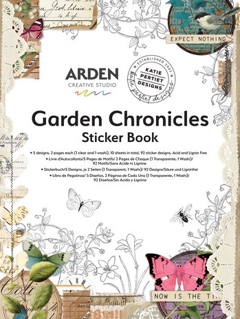 Arden Creative Studio Garden Chronicles Sticker Book by Katie Pertiet (ACSSB0002) Arden Creative Studio Garden Chronicles Sticker Book by Katie Pertiet (ACSSB0002)