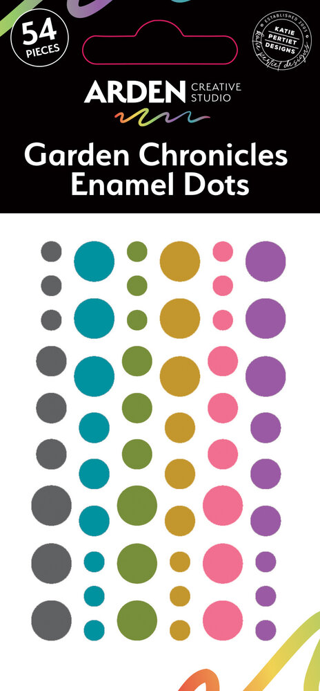 Arden Creative Studio Garden Chronicles Enamel Dots (54pcs) by Katie Pertiet (ACSED0007) Arden Creative Studio Garden Chronicles Enamel Dots (54pcs) by Katie Pertiet (ACSED0007)