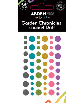 Arden Creative Studio Garden Chronicles Enamel Dots (54pcs) by Katie Pertiet (ACSED0007)