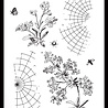 Arden Creative Studio Maker Series 4x8 Inch Clear Stamp Set My Flowers by Katie Pertiet (ACSCS0029)