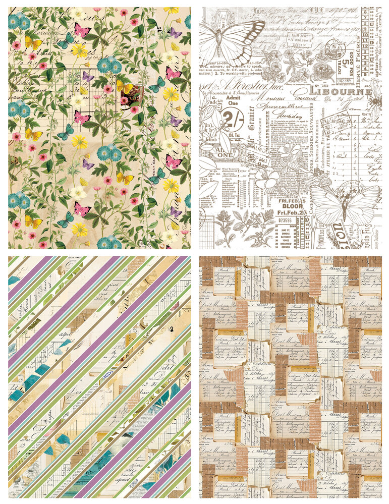 Arden Creative Studio Garden Chronicles 6x8 Inch Decoupage Paper (12pcs) by Katie Pertiet (ACSDP0004) Arden Creative Studio Garden Chronicles 6x8 Inch Decoupage Paper (12pcs) by Katie Pertiet (ACSDP0004)