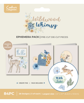 Crafter's Companion Wildwood Whismy Ephemera Set (CC-WW-EPHE)
