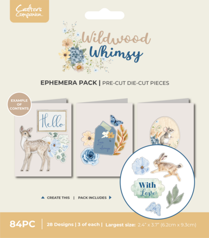 Crafter's Companion Wildwood Whismy Ephemera Set (CC-WW-EPHE)