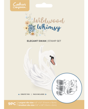 Crafter's Companion Wildwood Whismy Metal Die Set Elegant Swan (CC-WW-MD-ELSW)