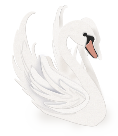 Crafter's Companion Wildwood Whismy Metal Die Set Elegant Swan (CC-WW-MD-ELSW)