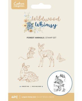 Crafter's Companion Wildwood Whismy Stamp Set Forest Animals (CC-WW-STP-FOAN)