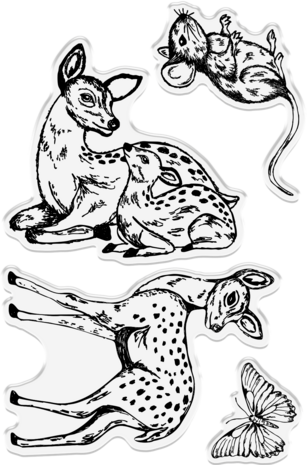 Crafter's Companion Wildwood Whismy Stamp Set Forest Animals (CC-WW-STP-FOAN)
