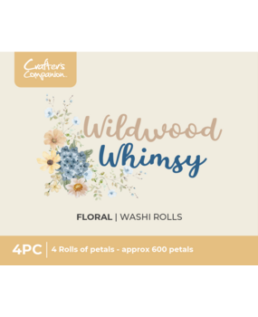 Crafter's Companion Wildwood Whismy Washi Rolls Floral (CC-WW-WASH-FLOR)