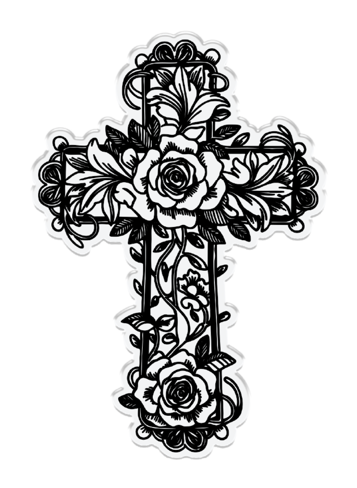 Crafter's Companion Faithful Celebrations Stamp & Metal Die Set Floral Cross (CC-STD-FAFLOW) Crafter's Companion Faithful Celebrations Stamp & Metal Die Set Floral Cross (CC-STD-FAFLOW)
