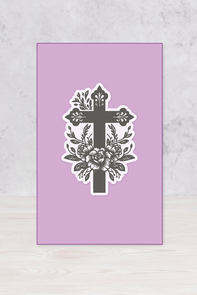 Crafter's Companion Faithful Celebrations Stamp & Metal Die Set Orante Floral Cross (CC-LP-PP-FAFLOW) Crafter's Companion Faithful Celebrations Stamp & Metal Die Set Orante Floral Cross (CC-LP-PP-FAFLOW)