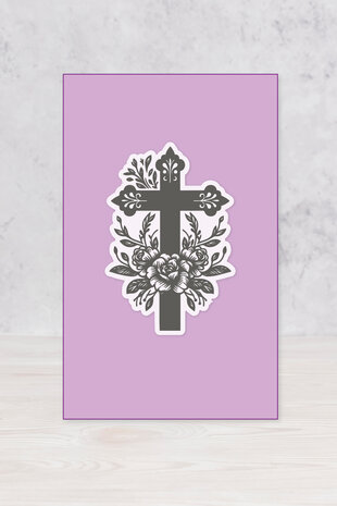 Crafter's Companion Faithful Celebrations Stamp & Metal Die Set Orante Floral Cross (CC-LP-PP-FAFLOW) Crafter's Companion Faithful Celebrations Stamp & Metal Die Set Orante Floral Cross (CC-LP-PP-FAFLOW)