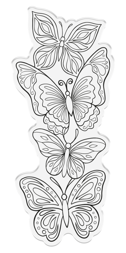 Crafter's Companion Vertical Edge Stamp & Metal Die Butterfly Cluster (CC-STD-FABU) Crafter's Companion Vertical Edge Stamp & Metal Die Butterfly Cluster (CC-STD-FABU)