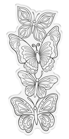 Crafter's Companion Vertical Edge Stamp & Metal Die Butterfly Cluster (CC-STD-FABU) Crafter's Companion Vertical Edge Stamp & Metal Die Butterfly Cluster (CC-STD-FABU)