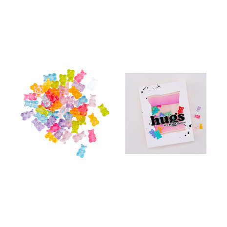 Hero Arts Beary Sweet Embellishments Tiny Bears (CH346)