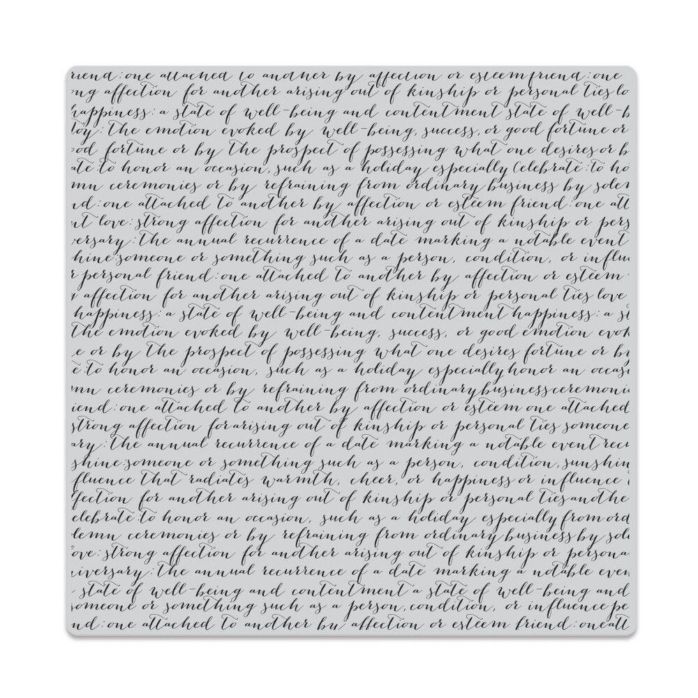 Hero Arts From The Vault Spring Cling Rubber Stamp Script Bold Prints (CG830) Hero Arts From The Vault Spring Cling Rubber Stamp Script Bold Prints (CG830)