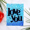 Hero Arts From The Vault Spring Cling Rubber Stamp Script Bold Prints (CG830) Hero Arts From The Vault Spring Cling Rubber Stamp Script Bold Prints (CG830)
