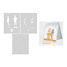 Hero Arts You're a Classic Layering Stencil Set (SA323)
