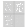 Hero Arts You've Got a Friend Layering Stencils Bitty Floral (SA320)