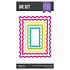 You've Got a Friend Die Set Squiggly Rectangle Frames (DF278)