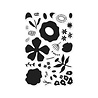 Hero Arts You've Got a Friend Clear Stamp Set Abstract Floral (CM839)