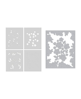 Hero Arts You've Got a Friend Bundle Die & Stencil Bundle Bitty Floral (WB1187)