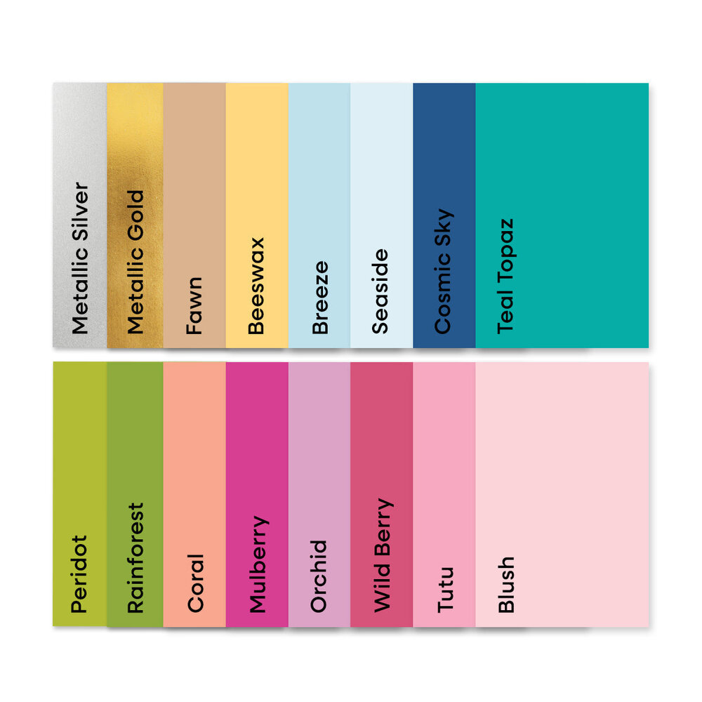 Hero Arts You've Got a Friend 8,5x5,5 Inch ColorWheel Cardstock Assortment Creative Spark (PS794)