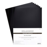 Spellbinders Treasured Cardstock 8,5x11 Inh Onyx Mirror Metallic (10pcs) by Spellbinders (SCSP-036)