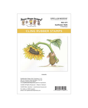 Spellbinders Sunflower Walk Cling Rubber Stamp Set by House-Mouse Designs (RSC-071) Spellbinders Sunflower Walk Cling Rubber Stamp Set by House-Mouse Designs (RSC-071)
