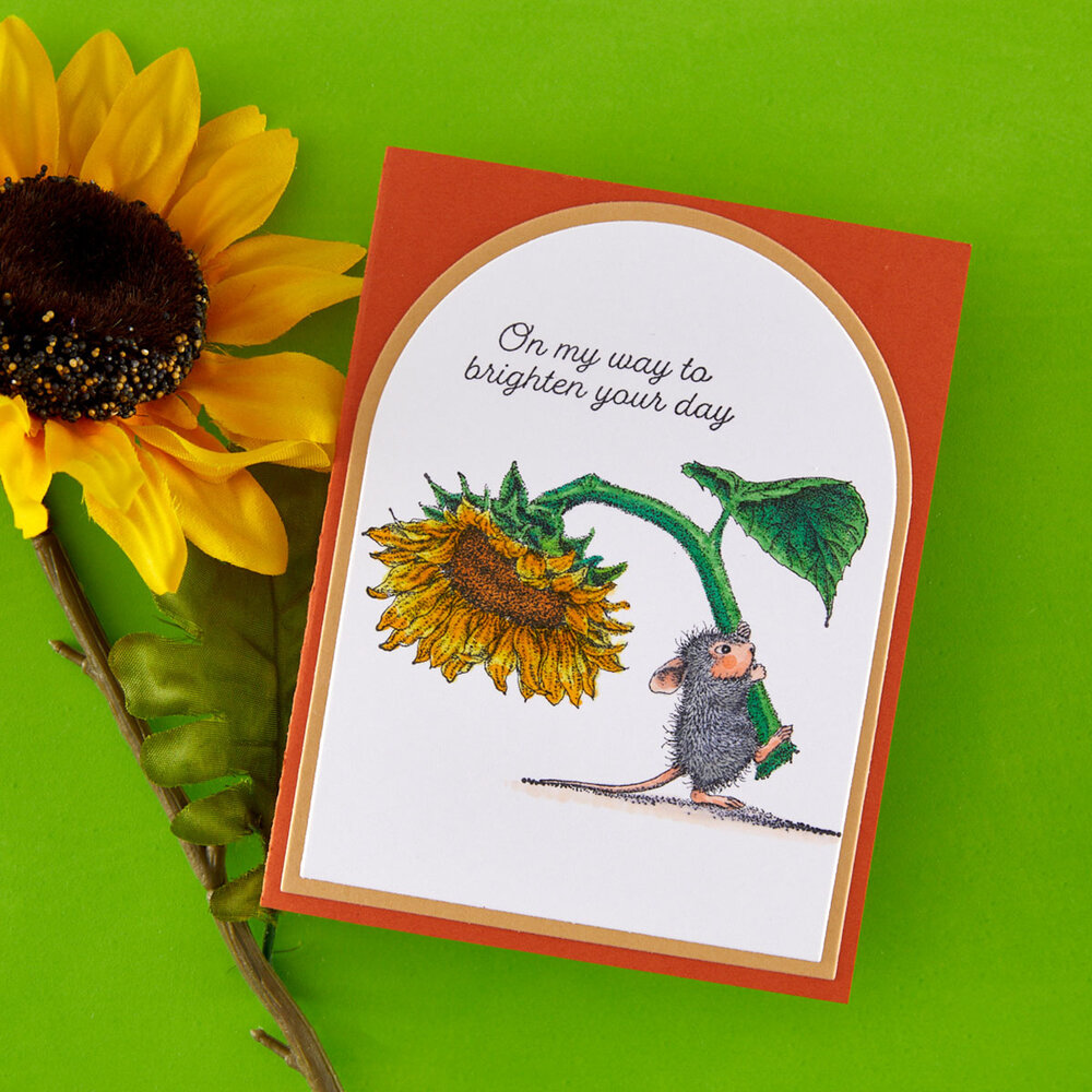 Spellbinders Sunflower Walk Cling Rubber Stamp Set by House-Mouse Designs (RSC-071) Spellbinders Sunflower Walk Cling Rubber Stamp Set by House-Mouse Designs (RSC-071)