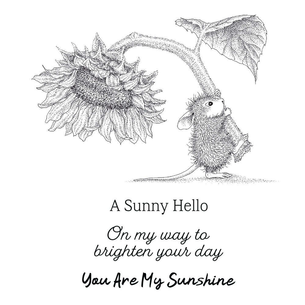 Spellbinders Sunflower Walk Cling Rubber Stamp Set by House-Mouse Designs (RSC-071) Spellbinders Sunflower Walk Cling Rubber Stamp Set by House-Mouse Designs (RSC-071)