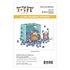 Sunflower Walk Cling Rubber Stamp Set Blueberry Buddies by House-Mouse Designs (RSC-073)