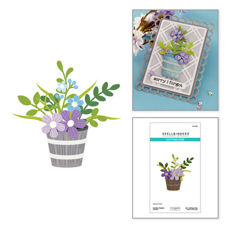 Spellbinders Summertime Etched Dies Garden Planter by Lisa Horton (S4-1515) Spellbinders Summertime Etched Dies Garden Planter by Lisa Horton (S4-1515)