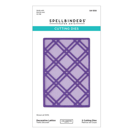 Spellbinders Summertime Etched Dies Decorative Lattice by Lisa Horton (S4-1510) Spellbinders Summertime Etched Dies Decorative Lattice by Lisa Horton (S4-1510)
