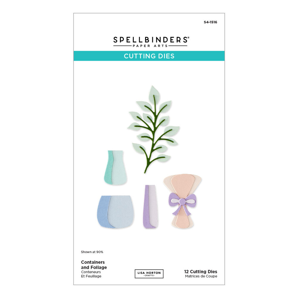 Spellbinders Summertime Etched Dies Containers and Foliage by Lisa Horton (S4-1516) Spellbinders Summertime Etched Dies Containers and Foliage by Lisa Horton (S4-1516)