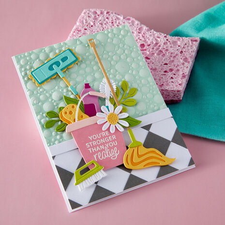 Spellbinders Shiny New Day Clear Stamp Set Sentiments (STP-278) Spellbinders Shiny New Day Clear Stamp Set Sentiments (STP-278)