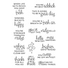 Spellbinders Shiny New Day Clear Stamp Set Sentiments (STP-278) Spellbinders Shiny New Day Clear Stamp Set Sentiments (STP-278)