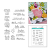 Spellbinders Shiny New Day Clear Stamp Set Sentiments (STP-278) Spellbinders Shiny New Day Clear Stamp Set Sentiments (STP-278)